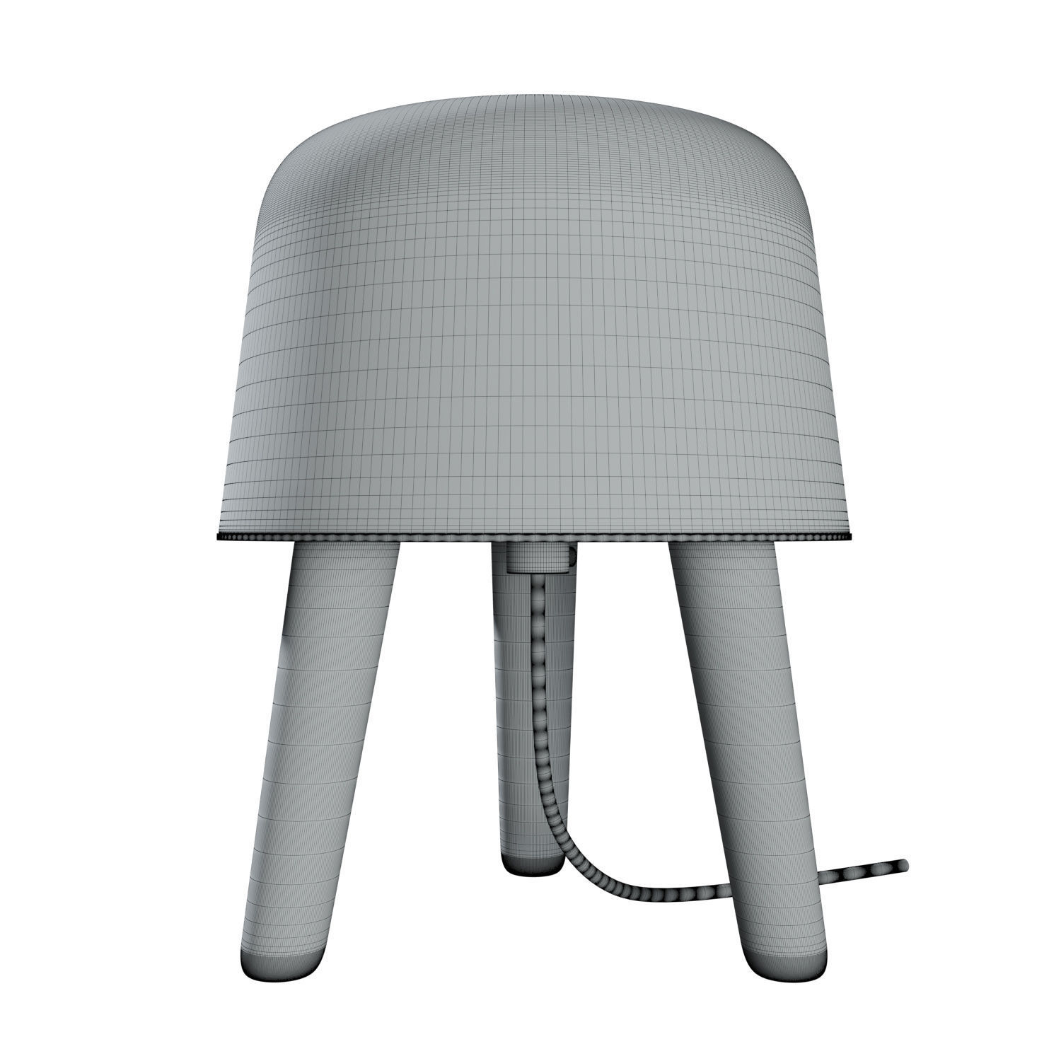 Milk Table Lamp NA1 3D model_4