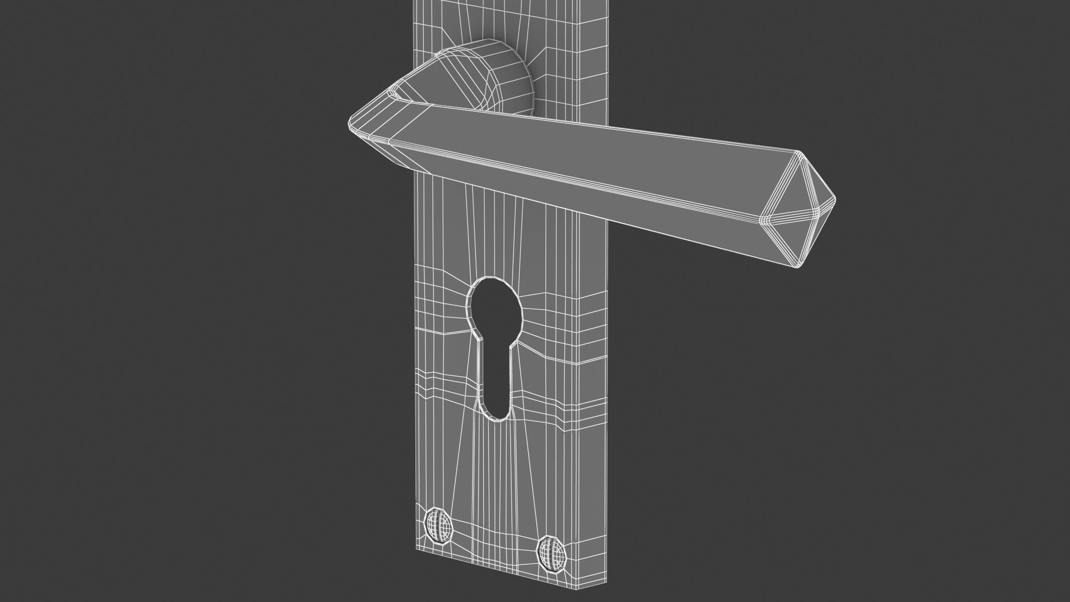 M Marcus Bridgnorth Door Handle 3D model_9