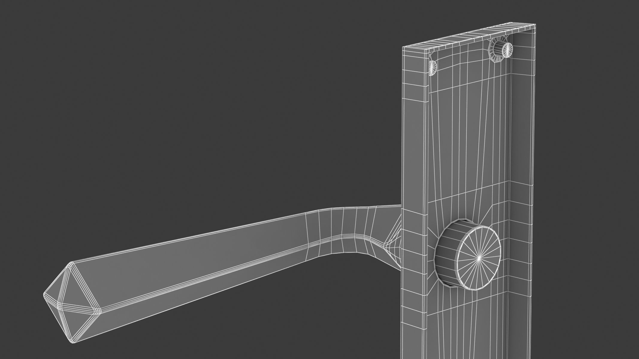 M Marcus Bridgnorth Door Handle 3D model_8