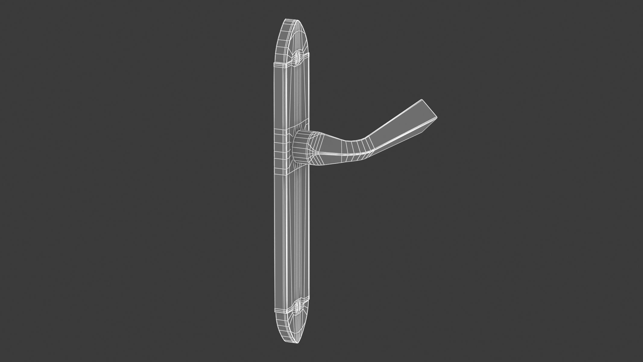M Marcus Grafton Door Handle 3D model_6