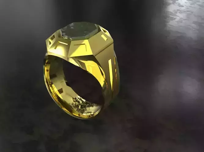 A ring designed in Rhino inspired from Asgard 