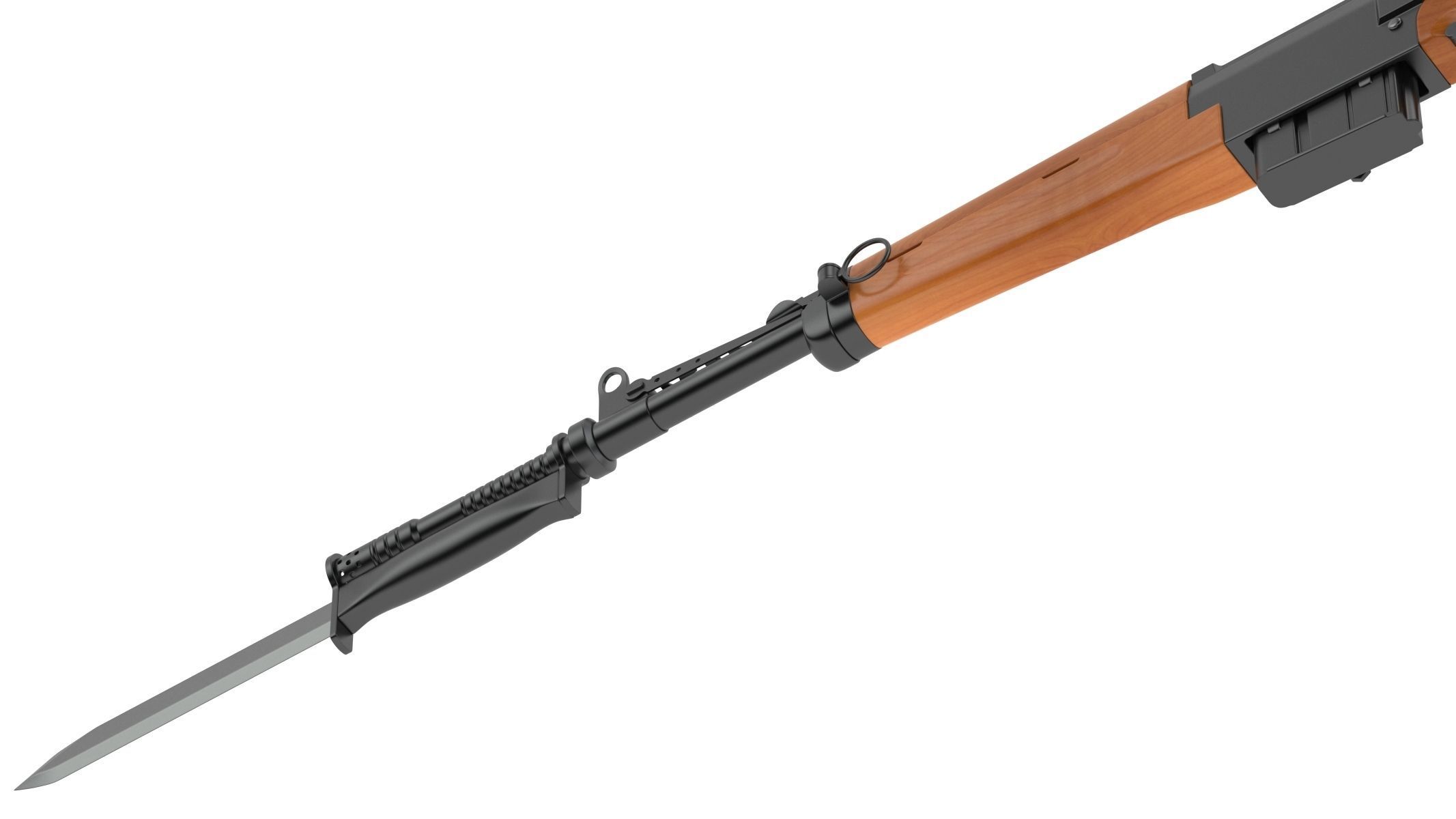 MAS-49 rifle 3D model_10