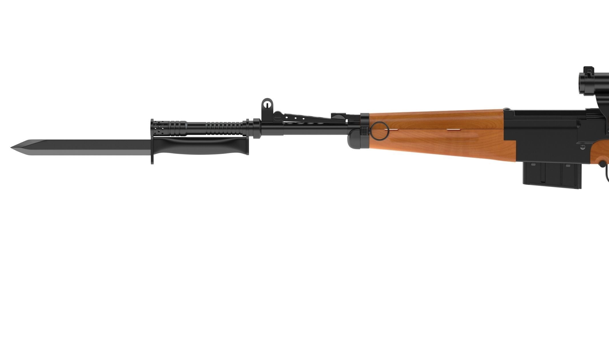 MAS-49 rifle 3D model_7