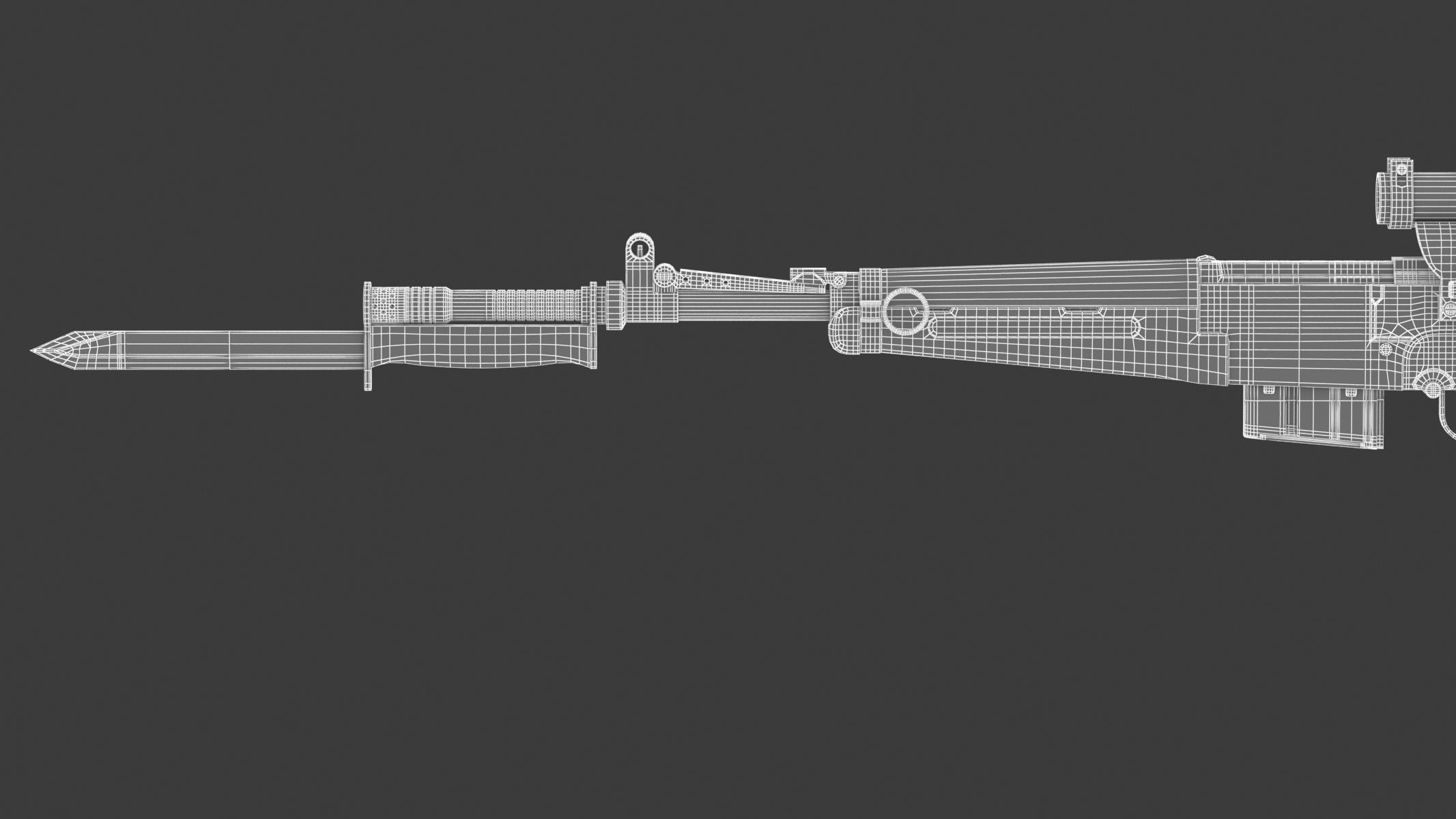 MAS-49 rifle 3D model_22