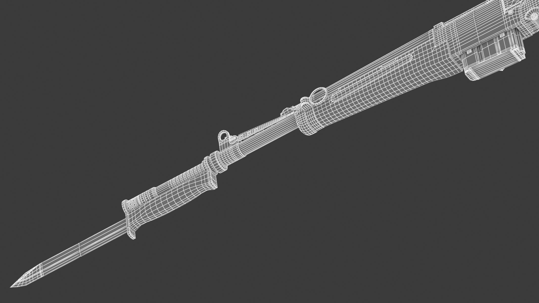MAS-49 rifle 3D model_25