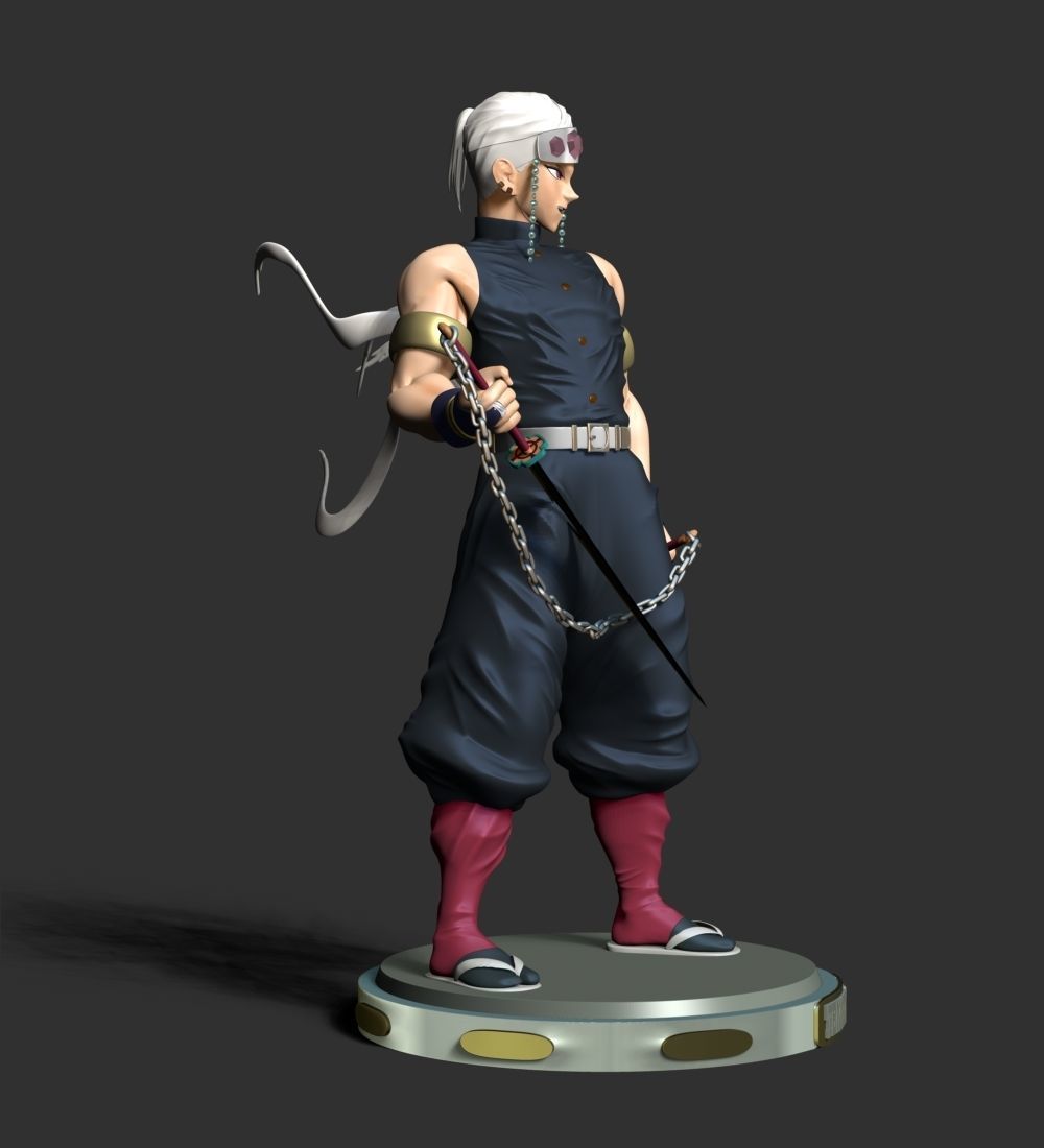 Tengen Uzui - Demon Slayer 3D print model_7