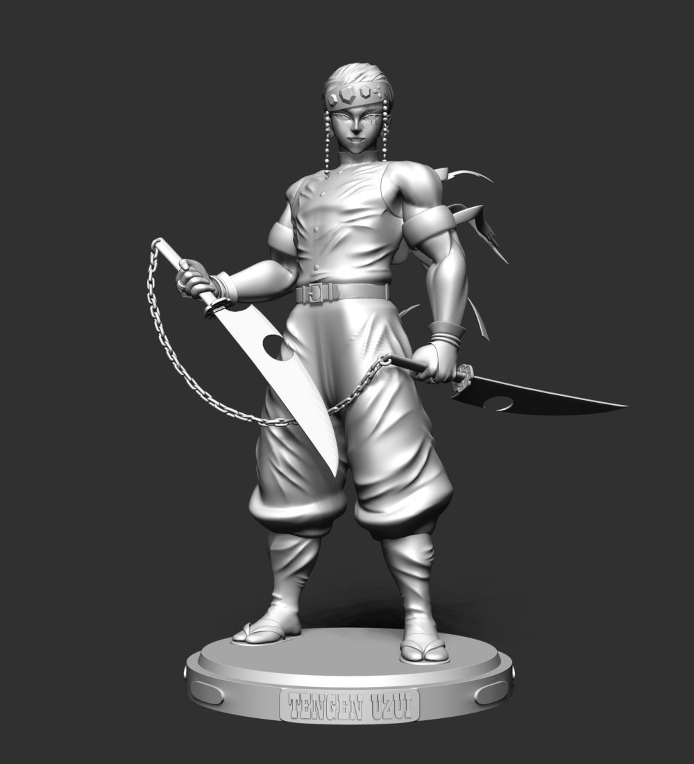 Tengen Uzui - Demon Slayer 3D print model_11