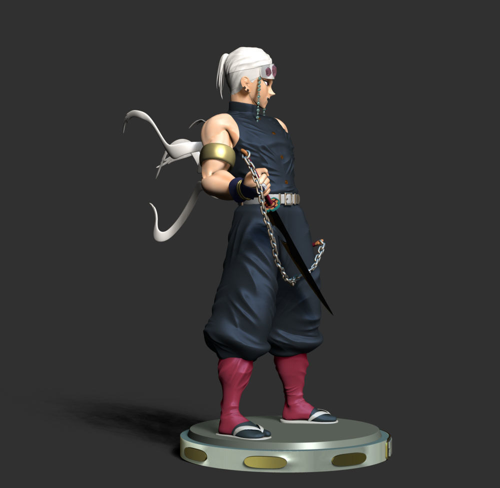 Tengen Uzui - Demon Slayer 3D print model_9