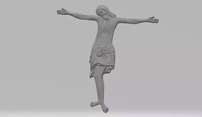 Jesus religious spiritual pendant 3dm stl obj 