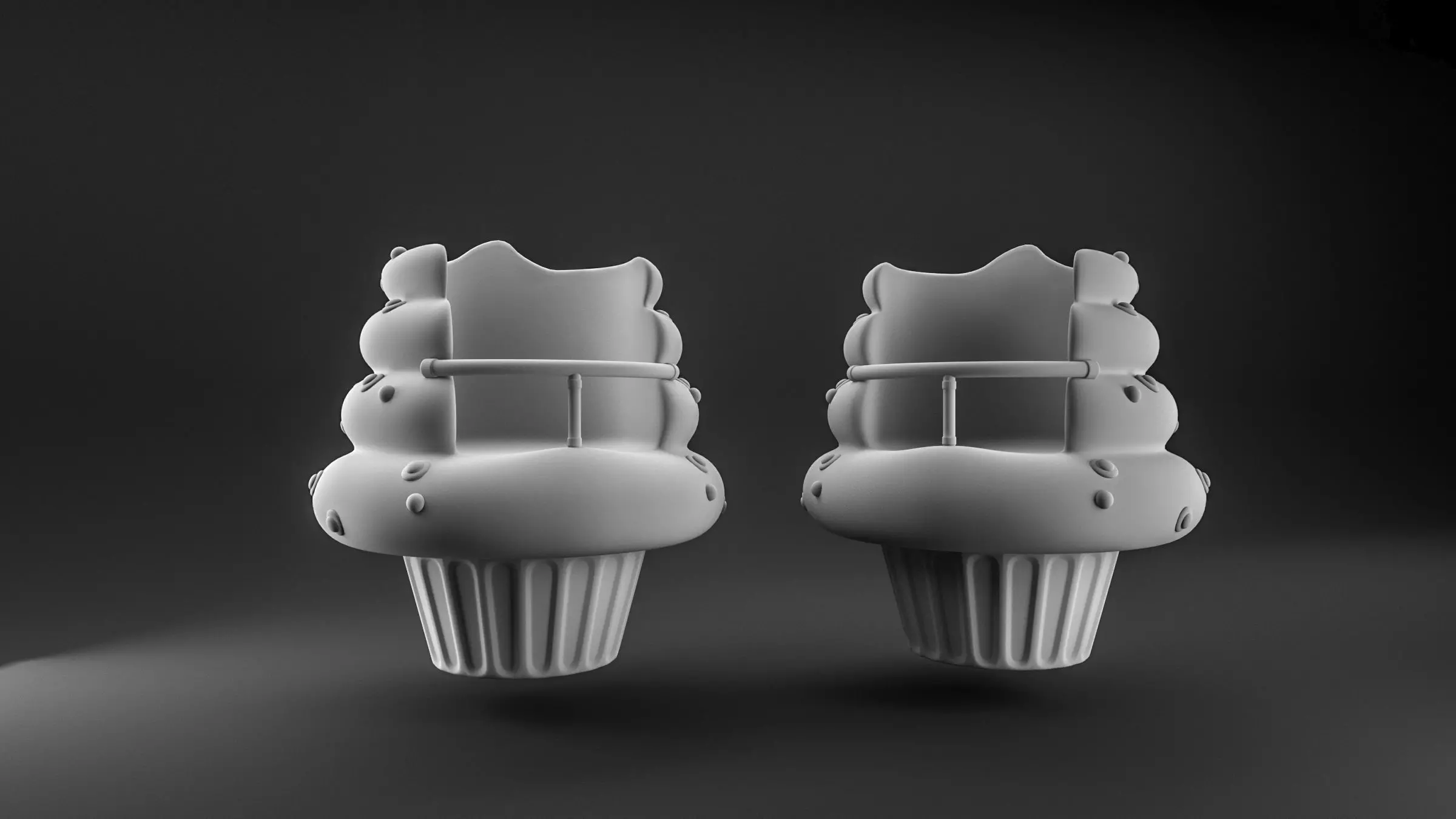 IceCream Chair 3D model