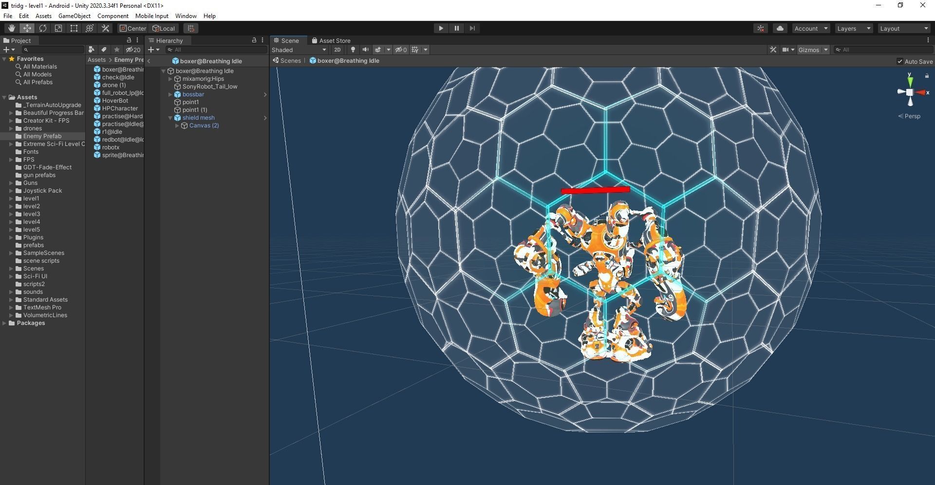 Boxer Boss Unity Package 3D model_8