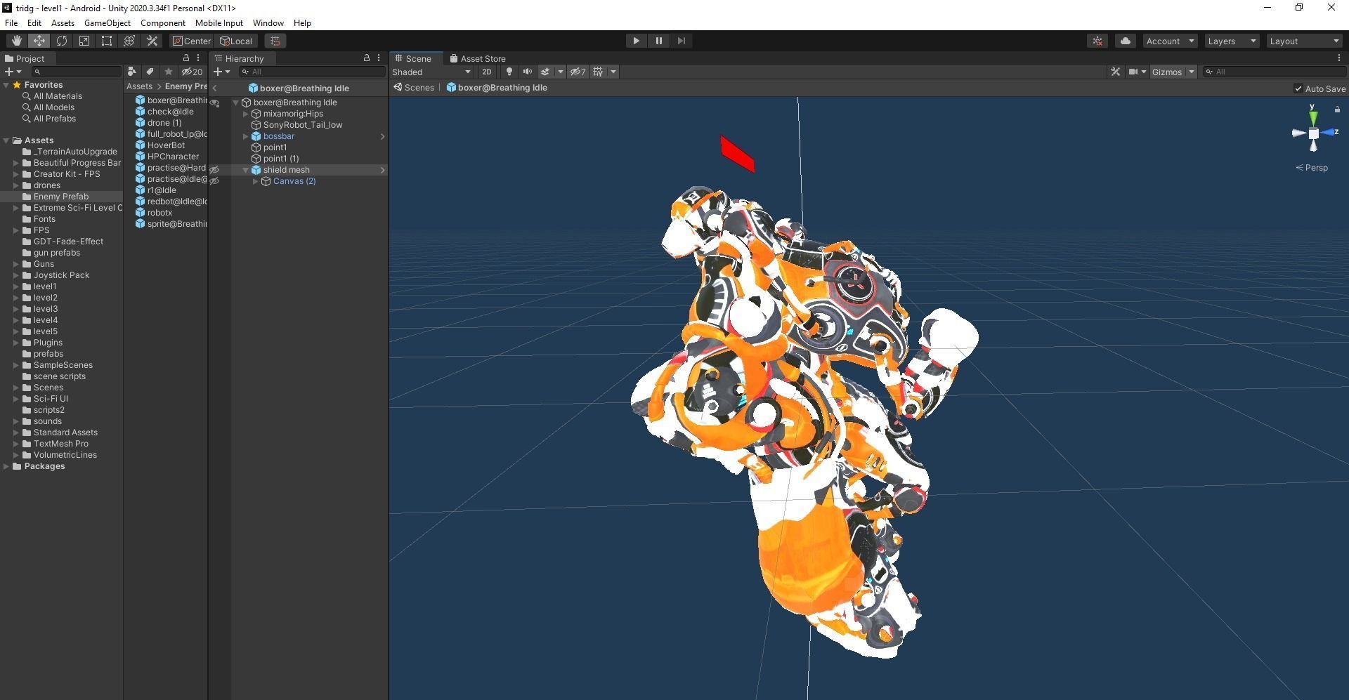 Boxer Boss Unity Package 3D model_4