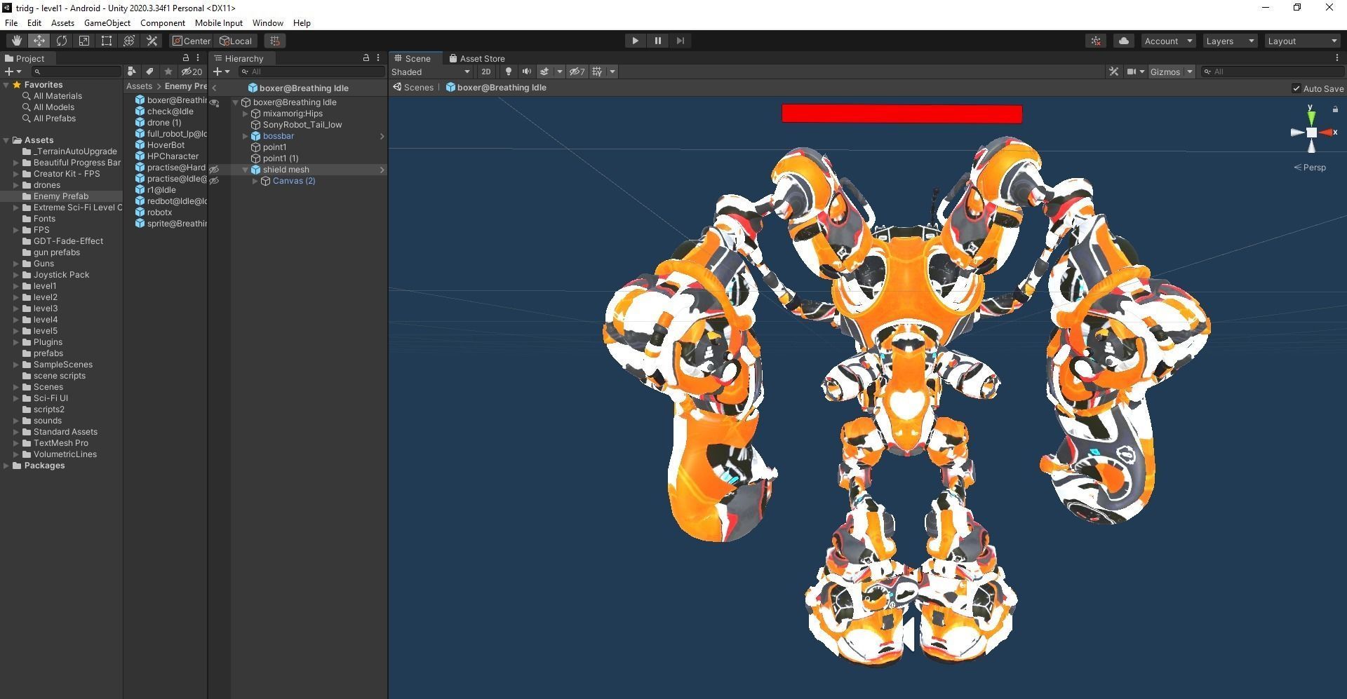 Boxer Boss Unity Package 3D model_3