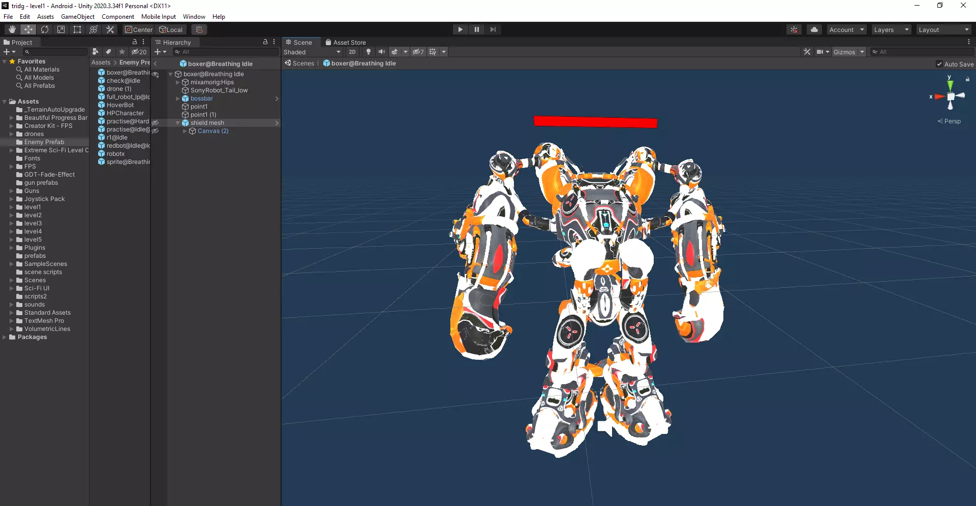 Boxer Boss Unity Package 3D model_0