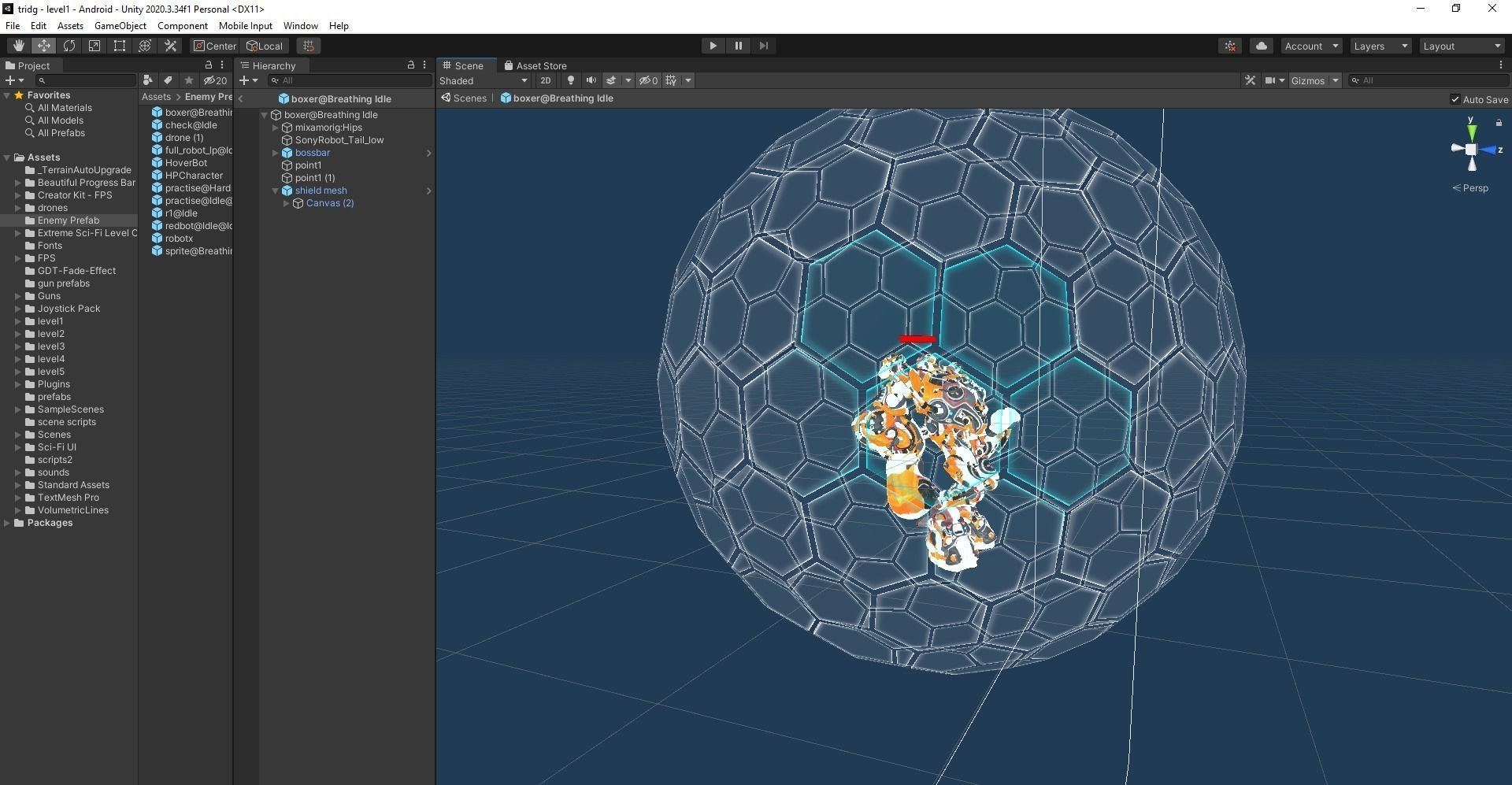Boxer Boss Unity Package 3D model_6