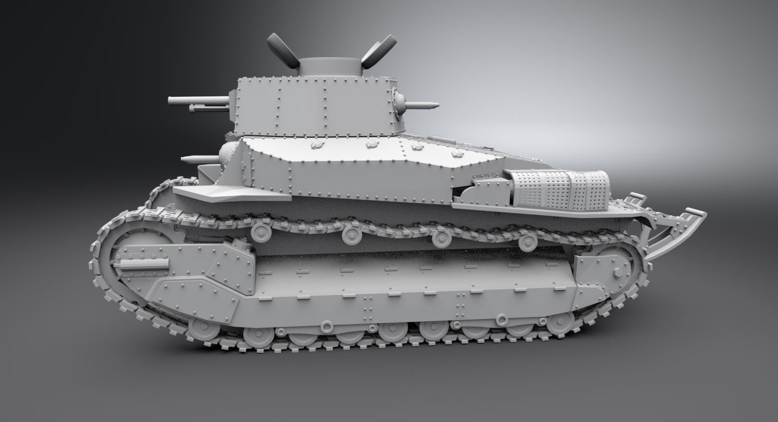 Type 89 I Go Scale model 3D print model_1