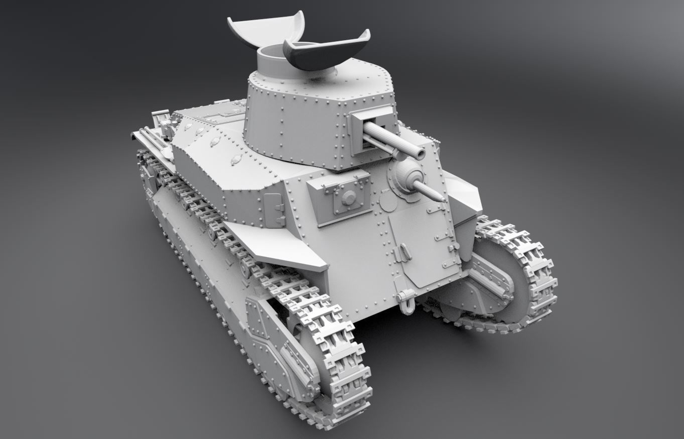 Type 89 I Go Scale model 3D print model_4