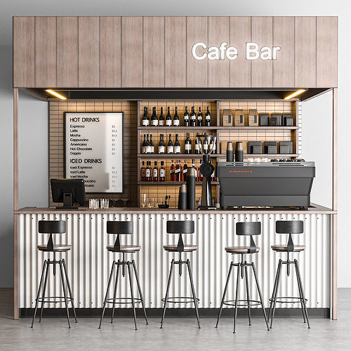 Cafe Bar 3D model