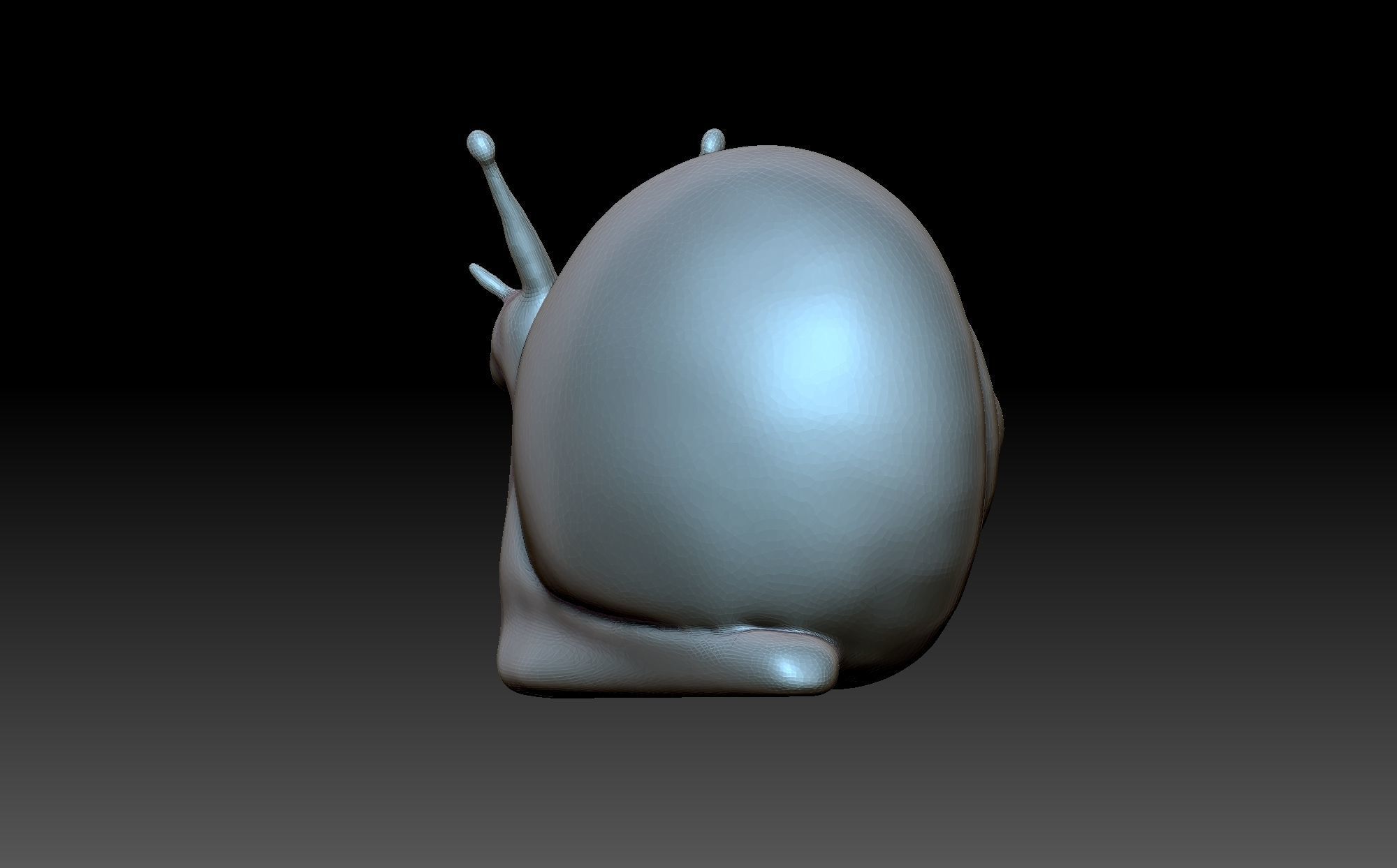 Figurine snail 3D print model_5