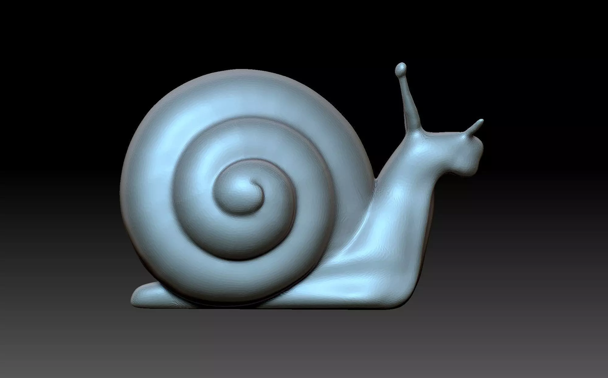 Figurine snail 3D print model_0