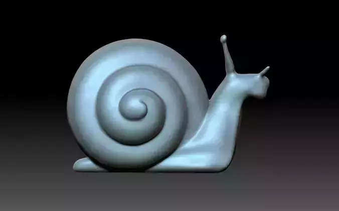 Figurine snail 3D print model