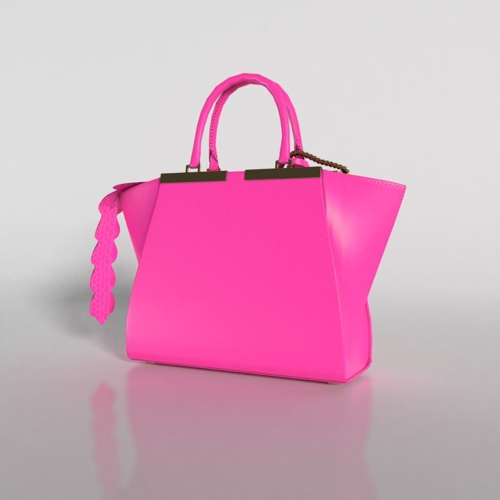 Fendi 3jours and  Micro Baguette bags -   3d Model 3D model_6