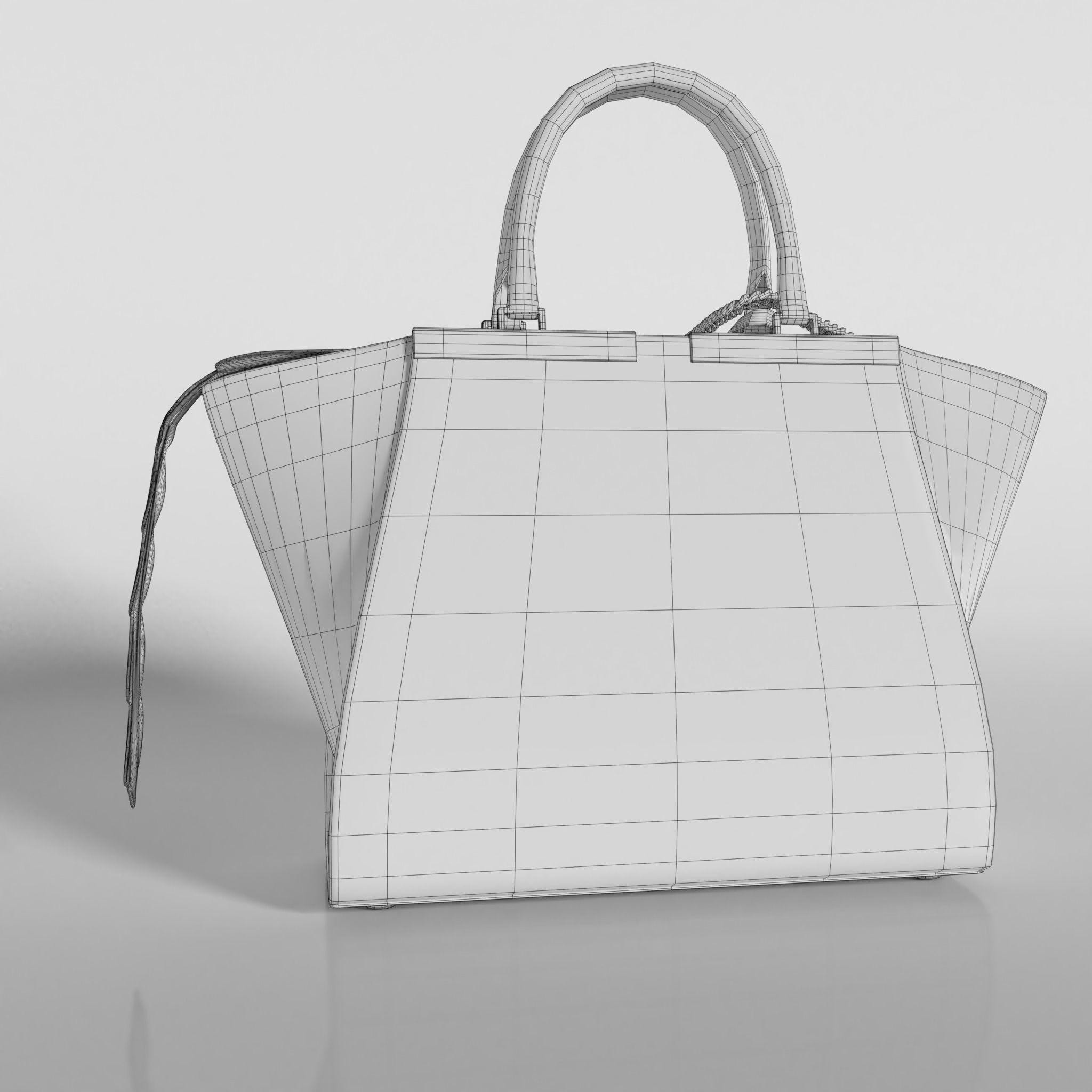 Fendi 3jours and  Micro Baguette bags -   3d Model 3D model_10