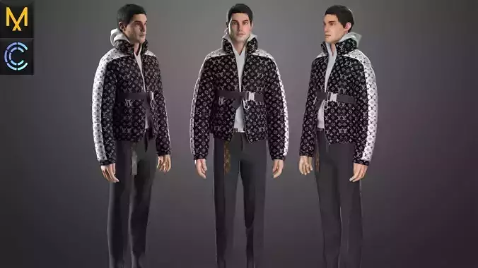 Outfit Male OBJ mtl FBX ZPRJ