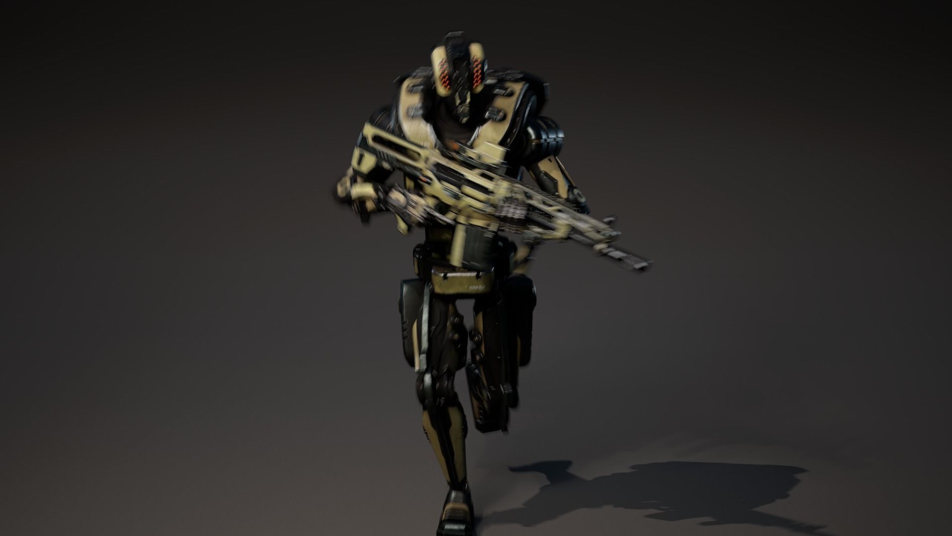 Etasphera02 assault rifle Low-poly 3D model_17