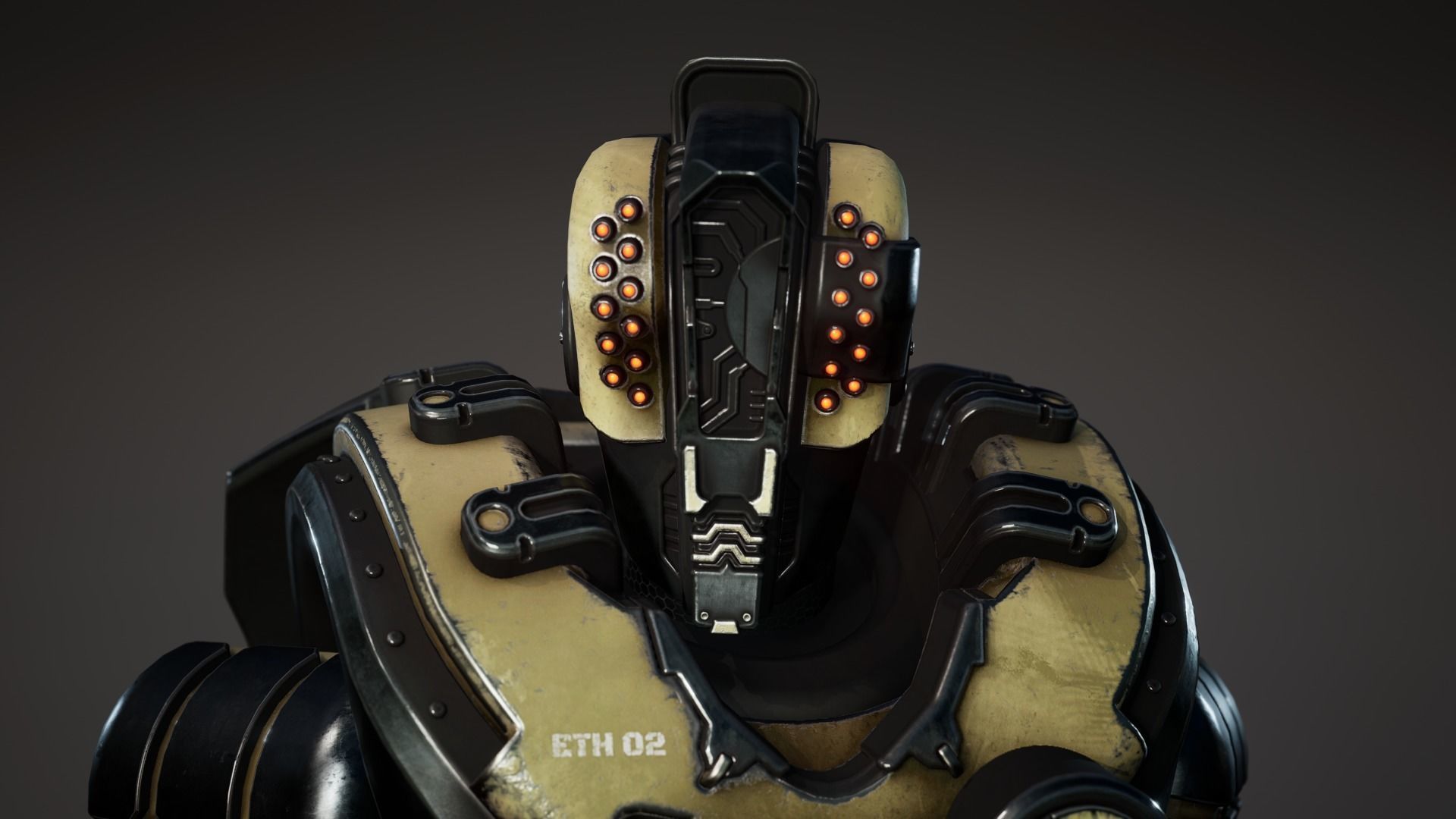 Etasphera02 assault rifle Low-poly 3D model_5