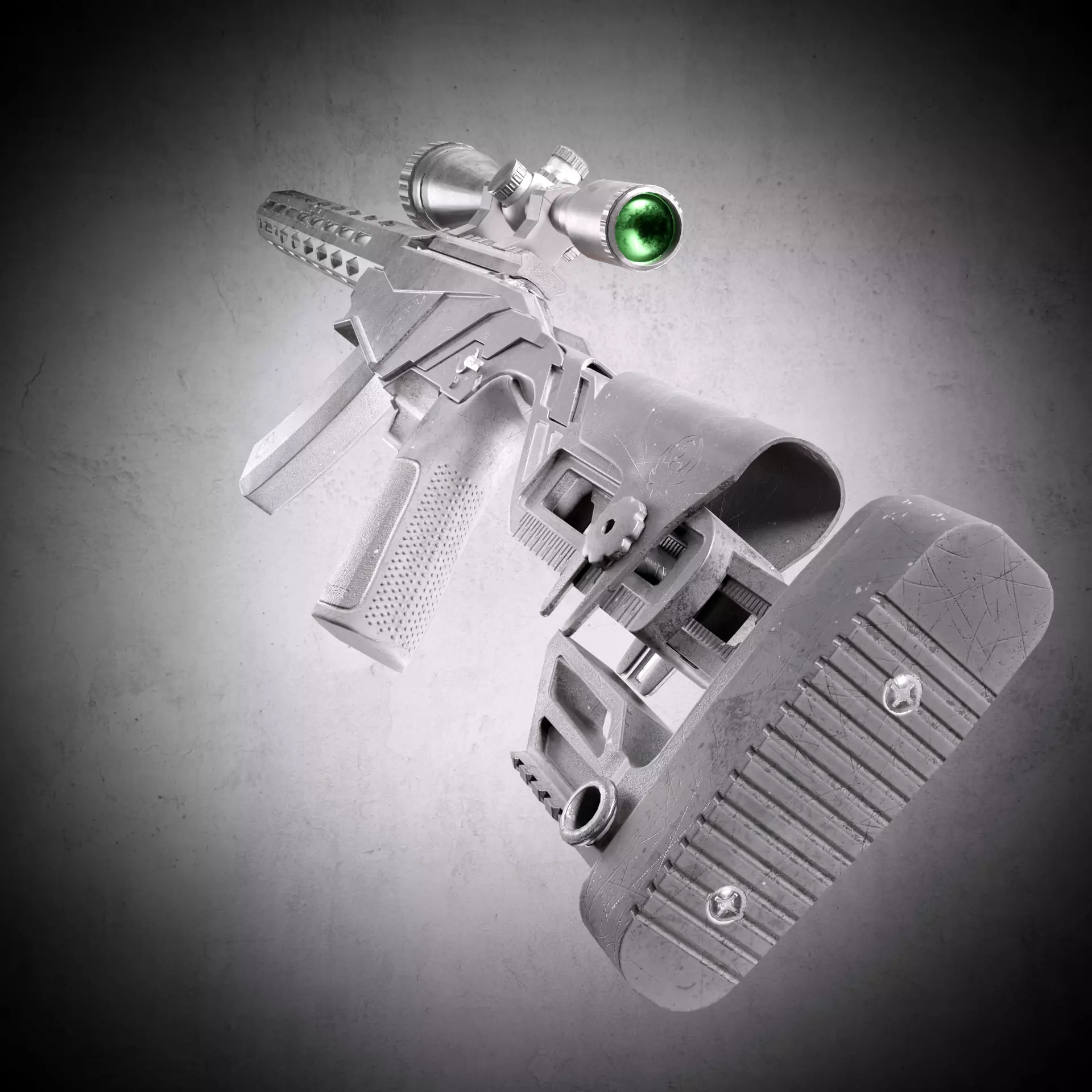 RUGER PRECISION RIMFIRE 8402 Low-poly 3D model_0