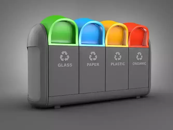 Forecourt Recycle Bins