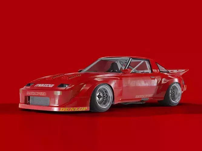 Mazda RX-7 SA22C IMSA 3D model