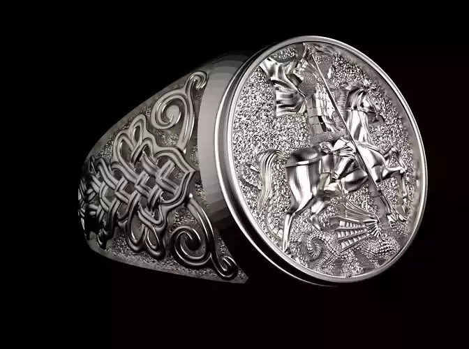 ring san jorge exclusive silver
