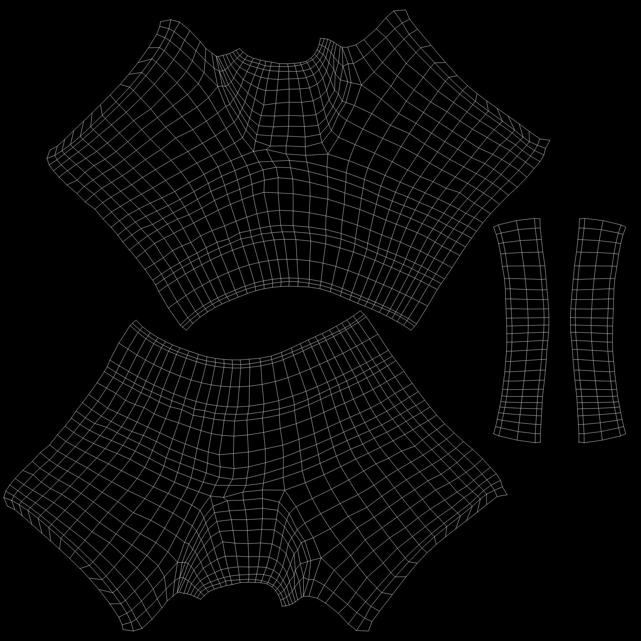 Elf Ninja Full Outfit Low-poly 3D model_13