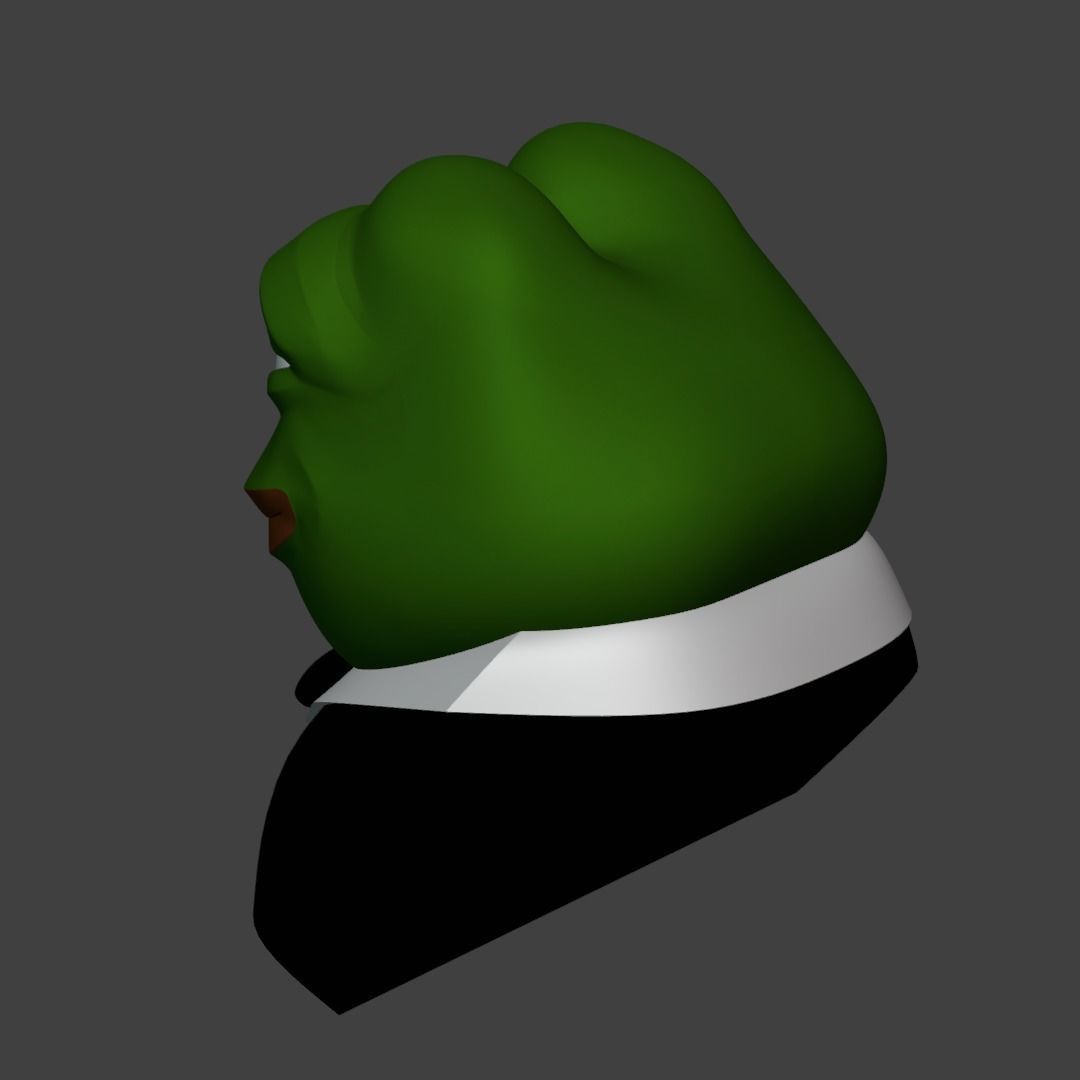 Tuxedo Pepe Low-poly 3D model_17