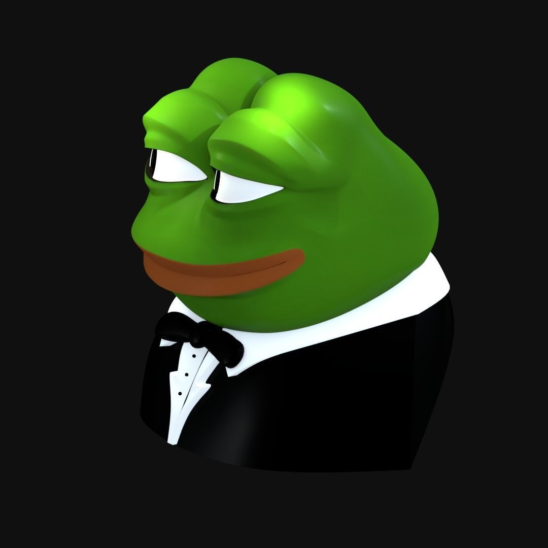 Tuxedo Pepe Low-poly 3D model_9