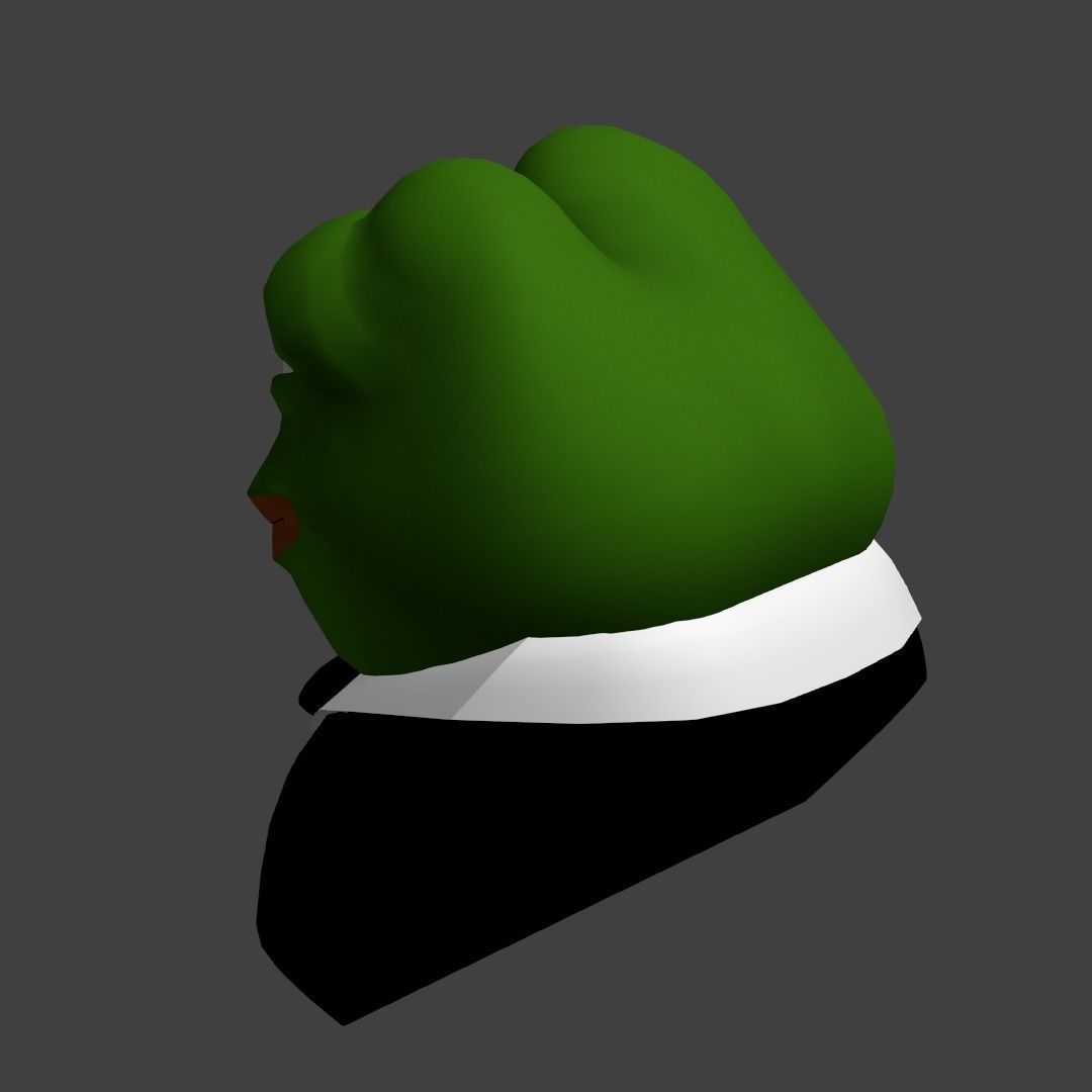 Tuxedo Pepe Low-poly 3D model_32