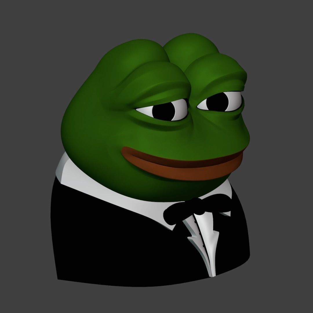 Tuxedo Pepe Low-poly 3D model_12