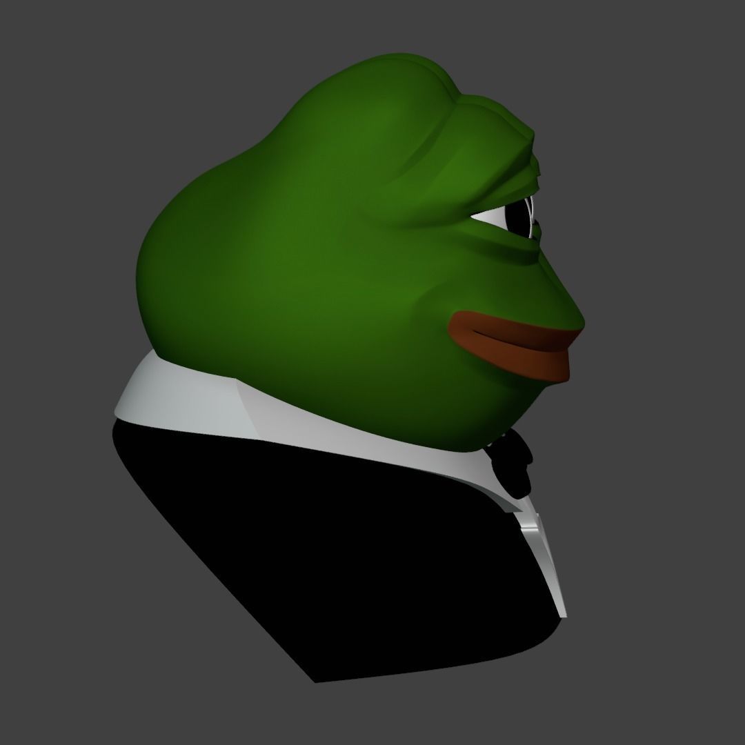 Tuxedo Pepe Low-poly 3D model_13