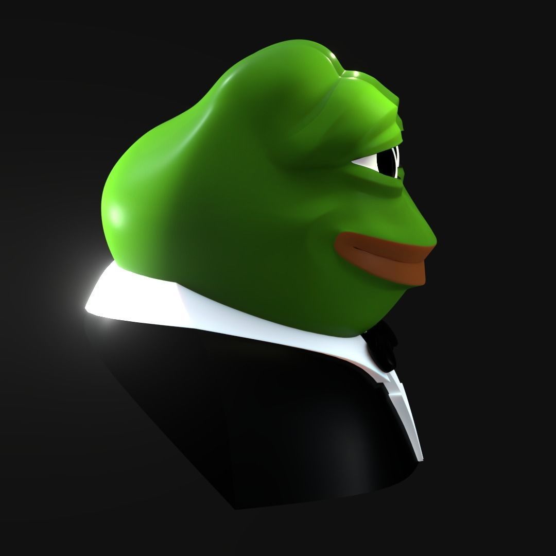 Tuxedo Pepe Low-poly 3D model_4