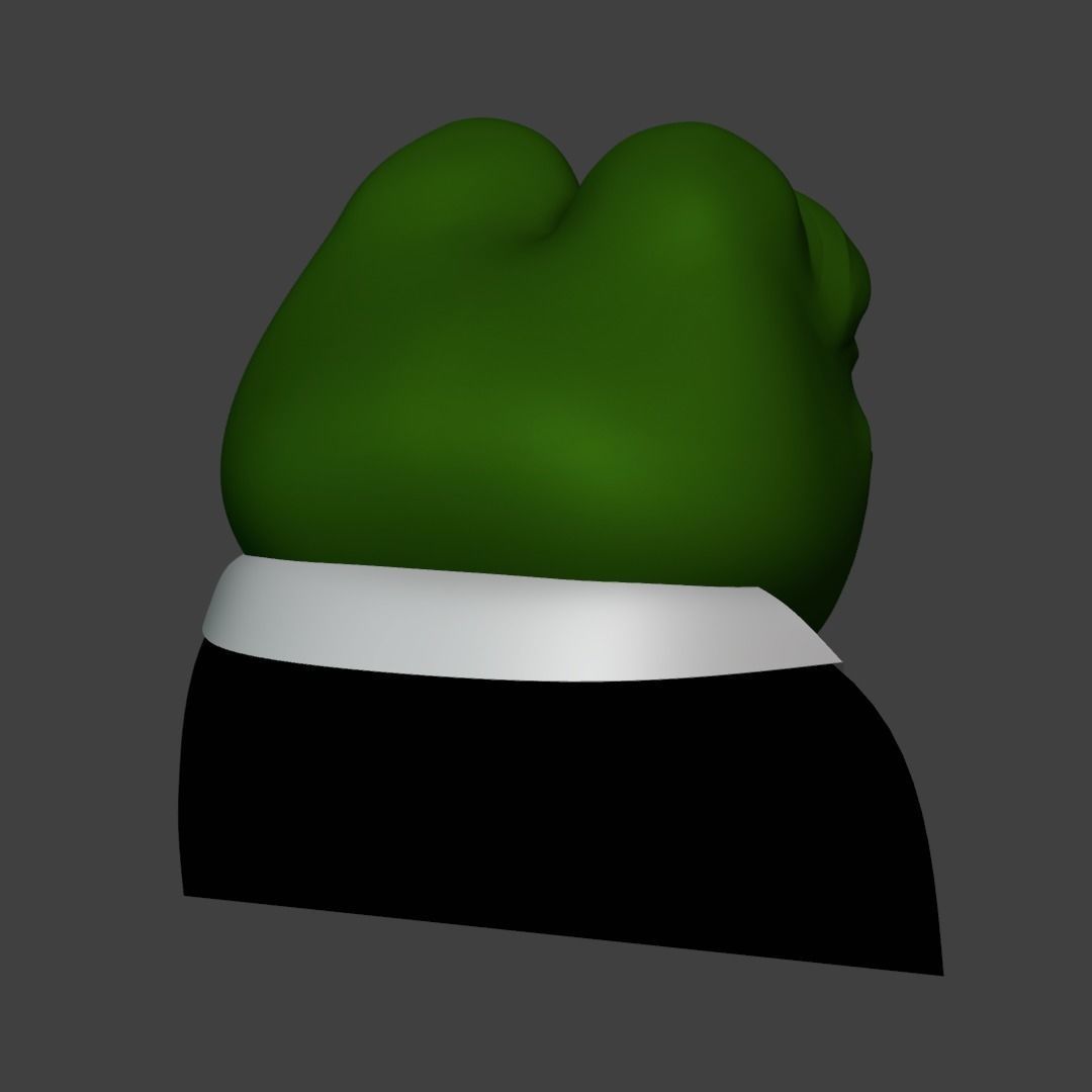 Tuxedo Pepe Low-poly 3D model_15