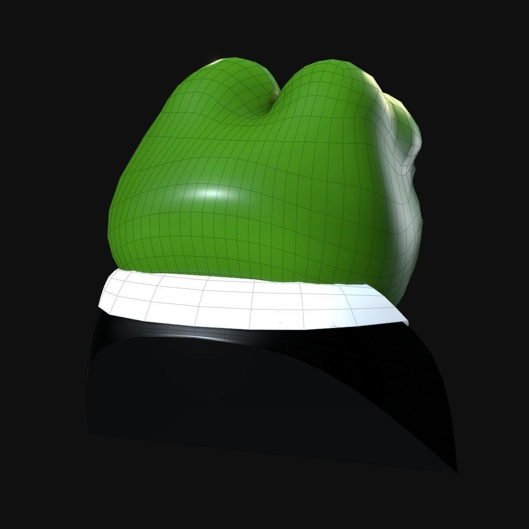 Tuxedo Pepe Low-poly 3D model_28