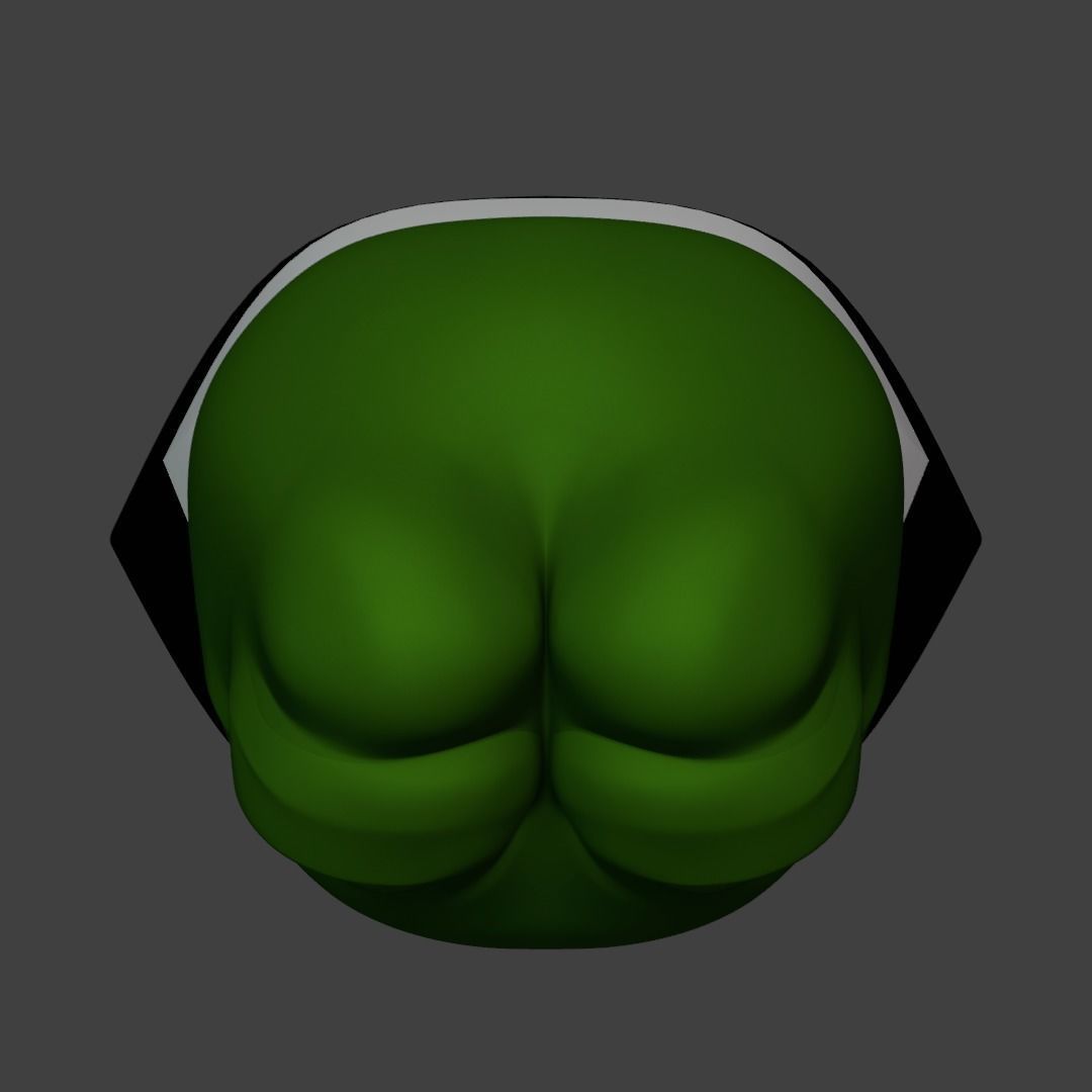 Tuxedo Pepe Low-poly 3D model_16