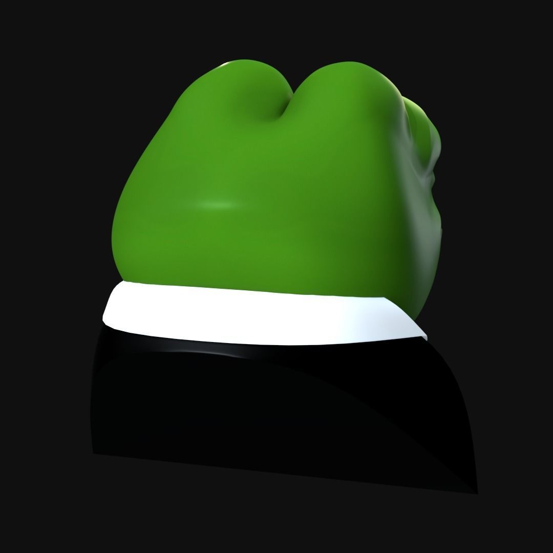 Tuxedo Pepe Low-poly 3D model_5