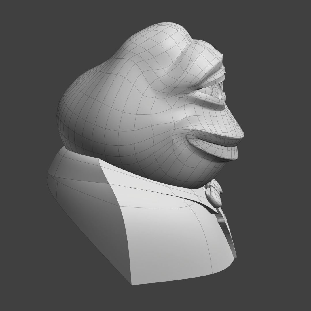 Tuxedo Pepe Low-poly 3D model_23