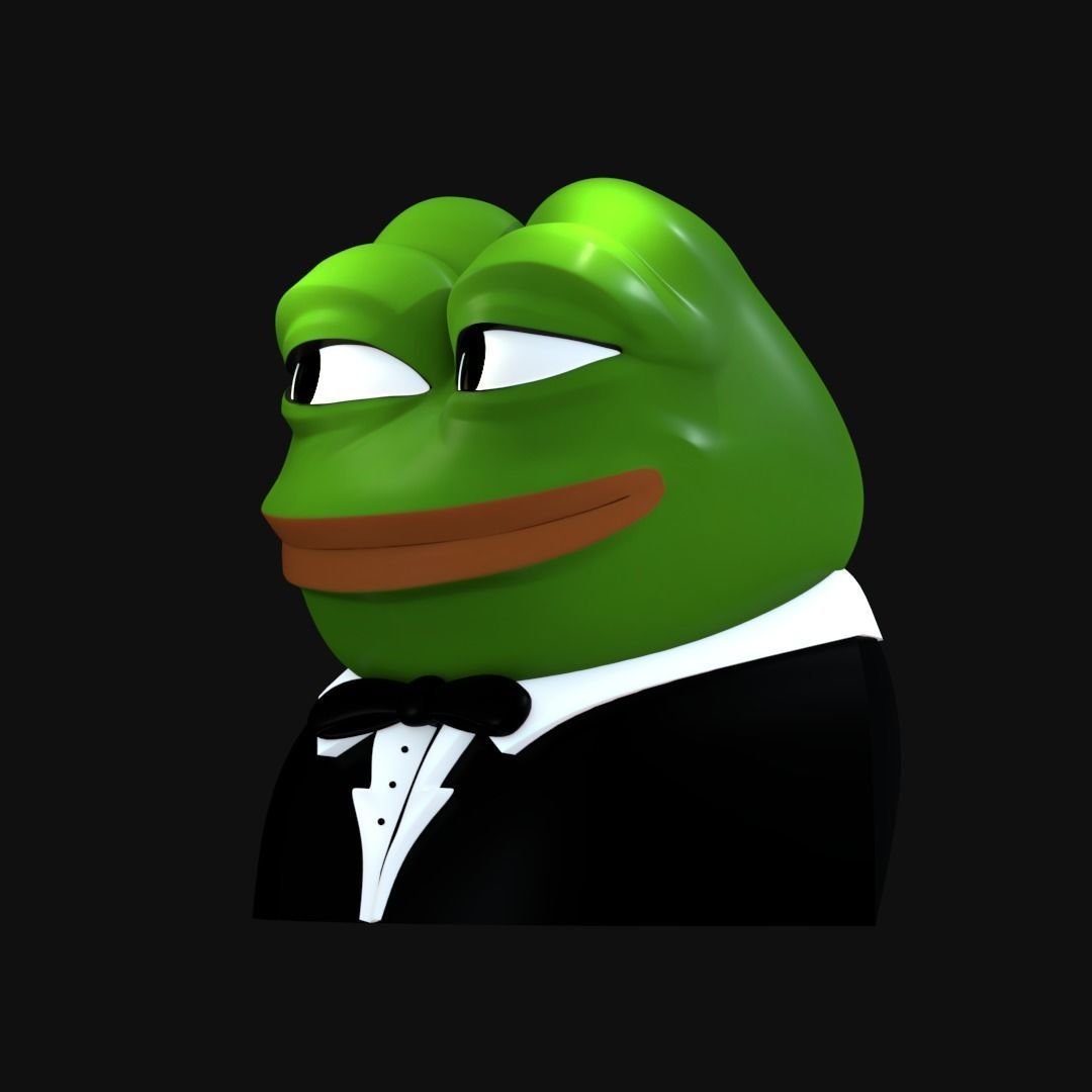 Tuxedo Pepe Low-poly 3D model_6