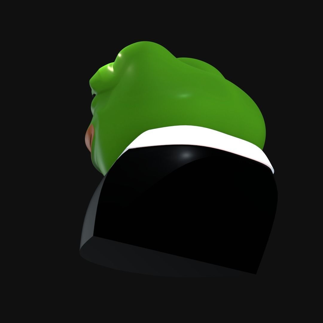 Tuxedo Pepe Low-poly 3D model_7