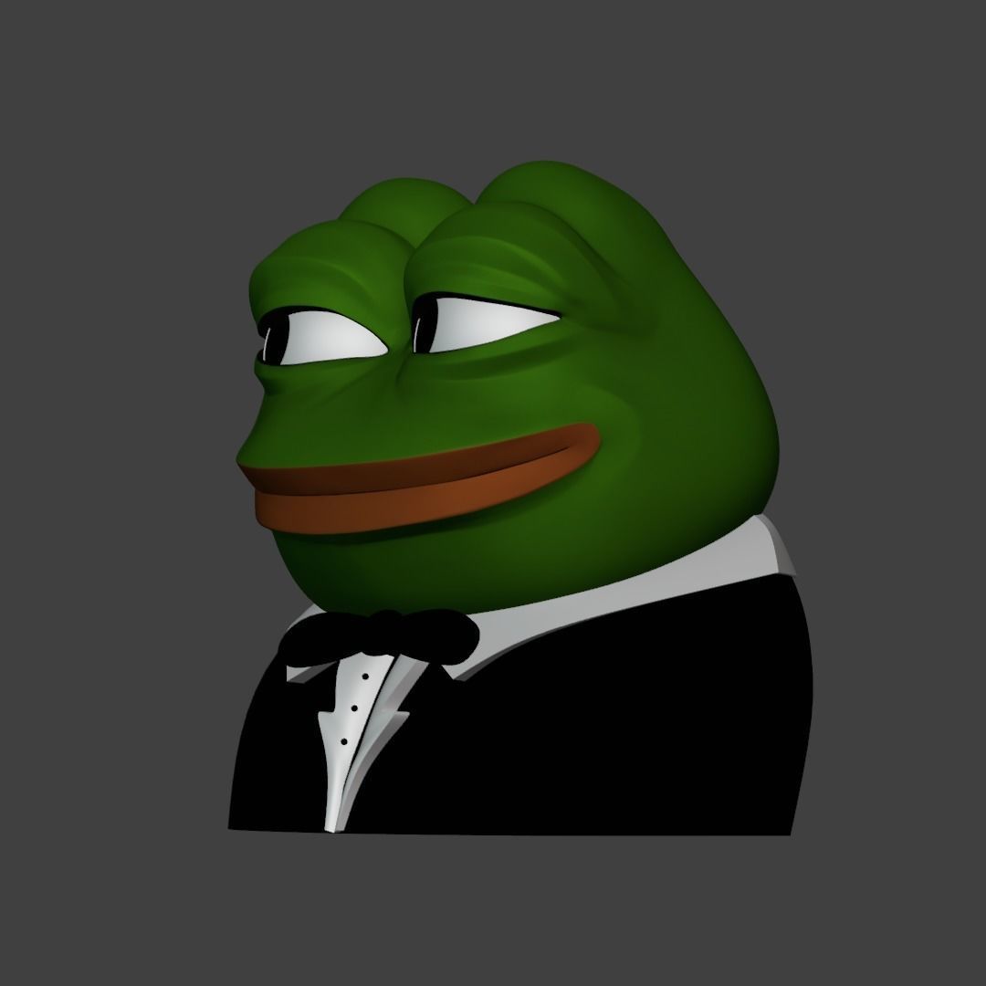 Tuxedo Pepe Low-poly 3D model_19