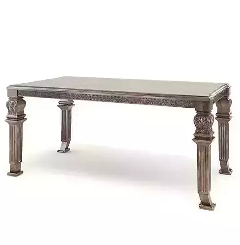 Metallic Copper Colored Table